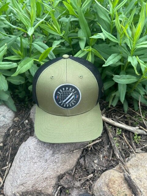 SRVS Gear Men's Support & Respect Patch Trucker Hat