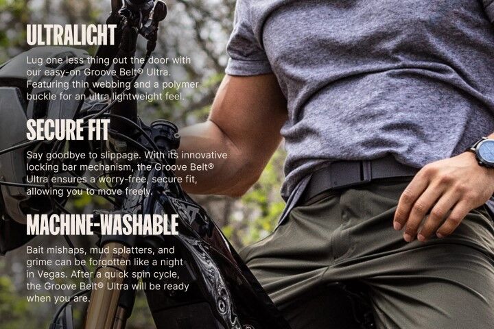 Groove Life Men's Groove Belt Ultra in Black