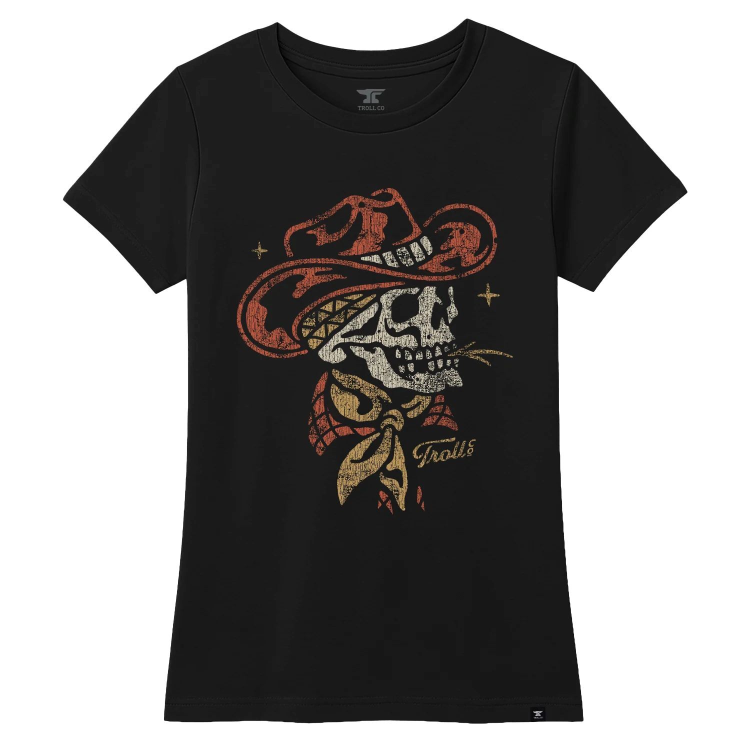 Troll Co. Women's Skull Acres T-Shirt