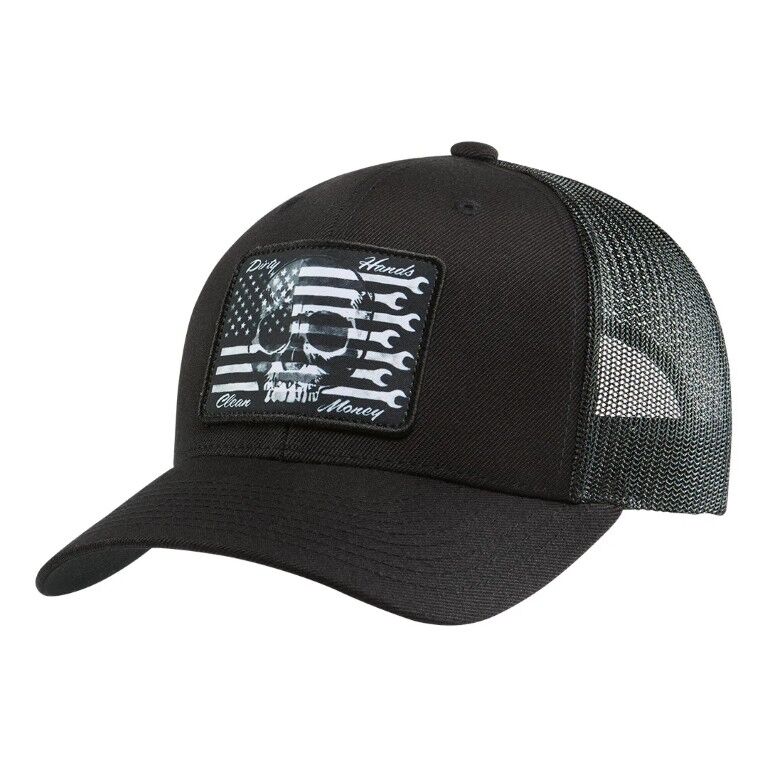 Troll Co. Men's DHCM Flagship Skull Curved Brim Trucker Hat