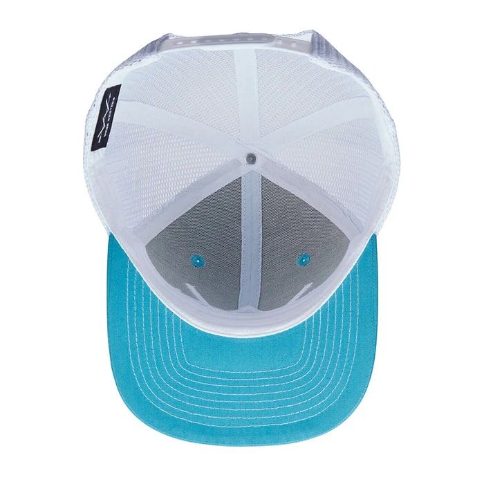 Webb Western Women's Barrel Racer Ball Cap in Teal/White