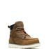 Wolverine Men's Trade Wedge 6-in Moc Toe Steel Toe Work Boot in Sudan Brown