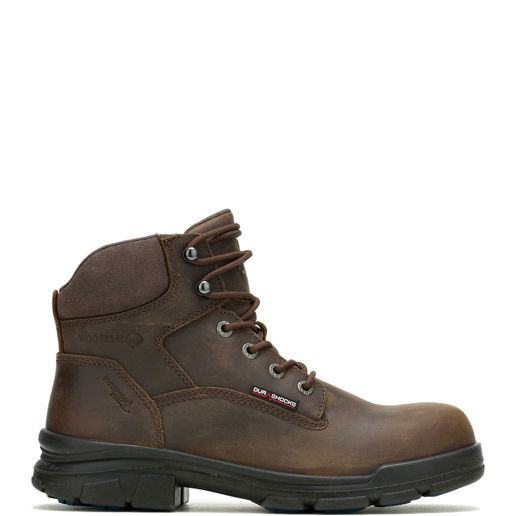 Wolverine Men's DuraShocks SR Icon 6-In CarbonMax Work Boot in Dark Brown