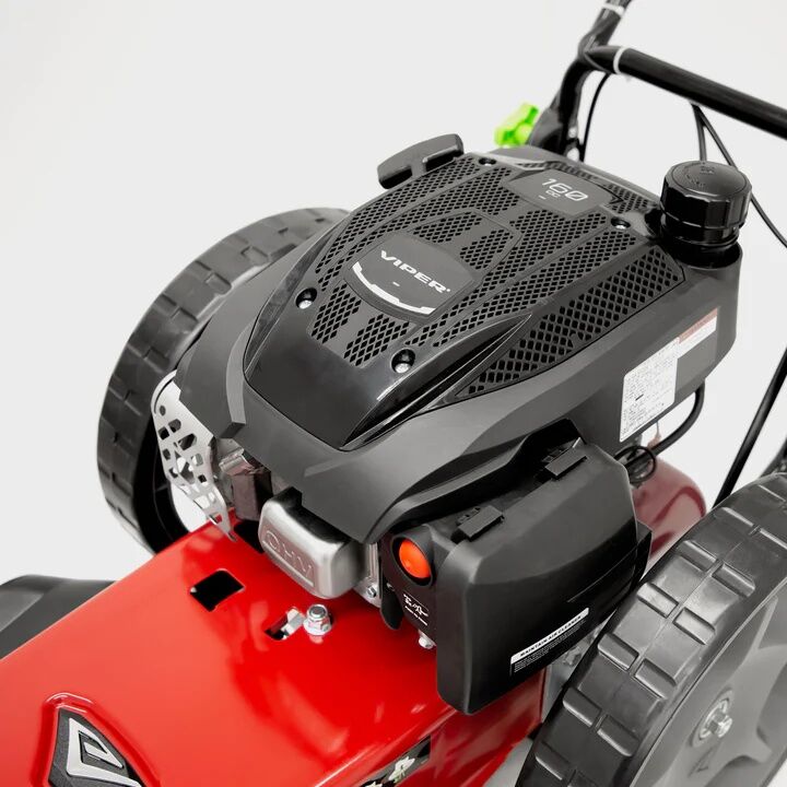 Earthquake 22-In Gas Wide Wheel Walk Behind Push Trimmer Mower