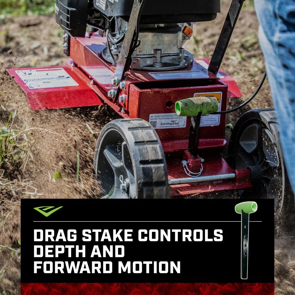 Earthquake Badger 140cc Gas Front Tine Tiller, 21 in.