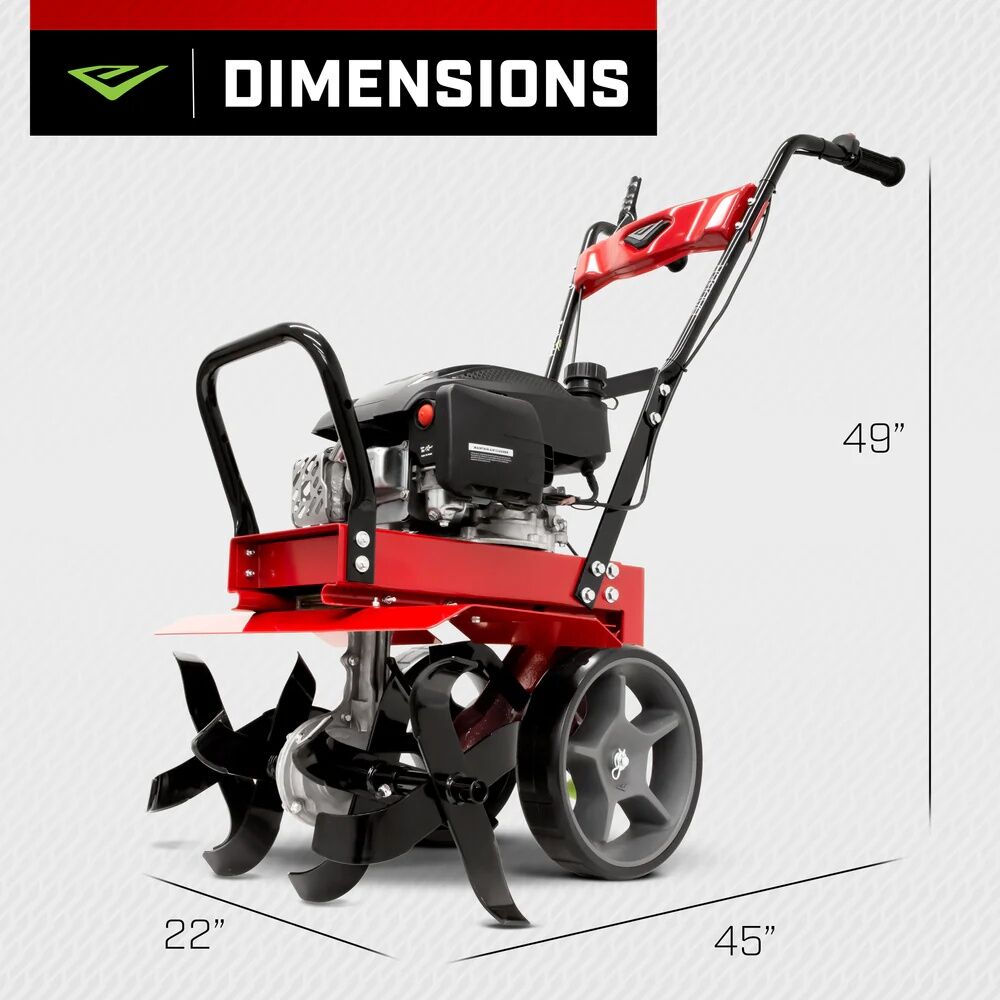 Earthquake Badger 140cc Gas Front Tine Tiller, 21 in.