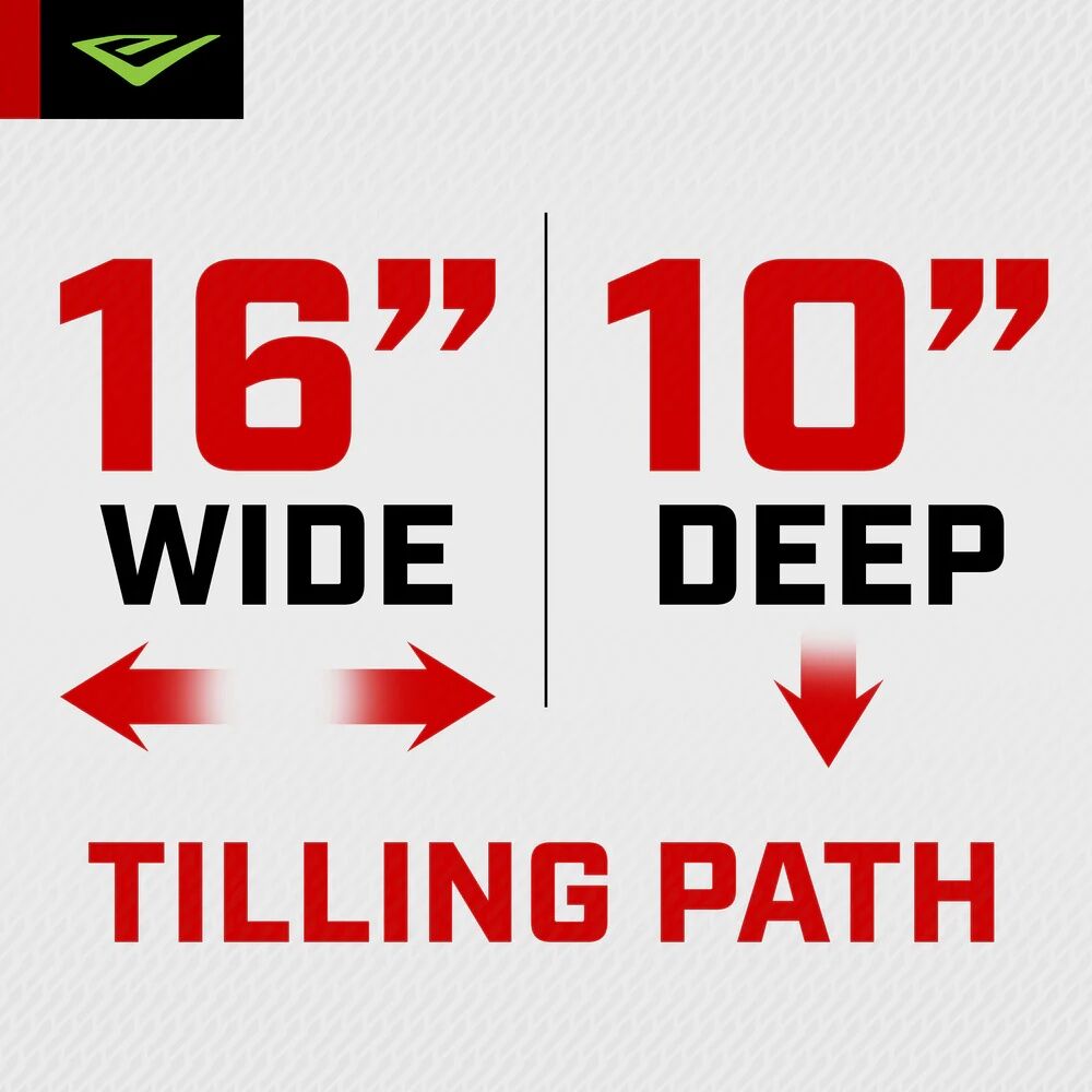 Earthquake Victory 209cc Gas Rear Tine Tiller, 16 in.