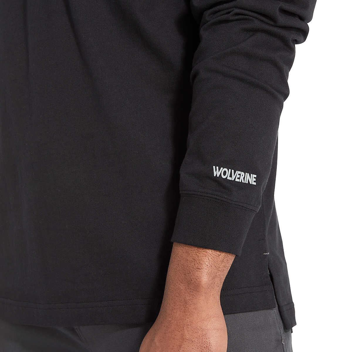 Wolverine Men's Guardian Cotton Long Sleeve Pocket T-Shirt