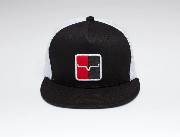 Kimes Ranch Men's Mirror Trucker Hat in Black