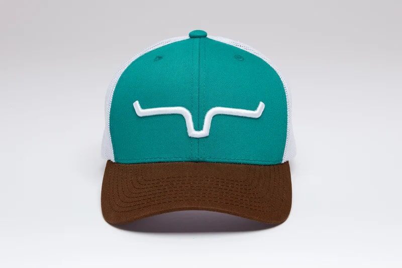 Kimes Ranch Men's Weekly Trucker Hat in Split Teal