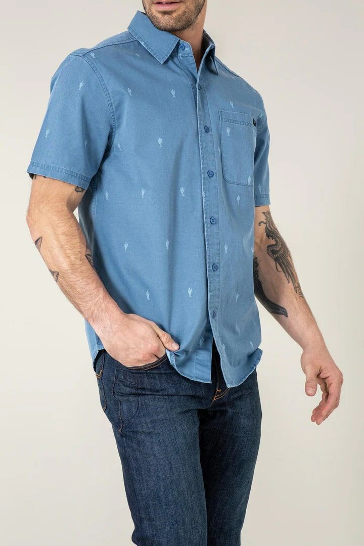 Kimes Ranch Men's Cisco Short Sleeve Dress Shirt