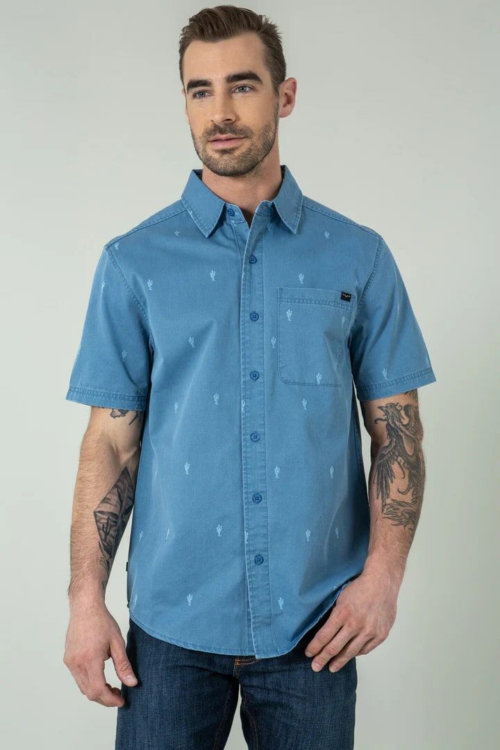 Kimes Ranch Men's Cisco Short Sleeve Dress Shirt