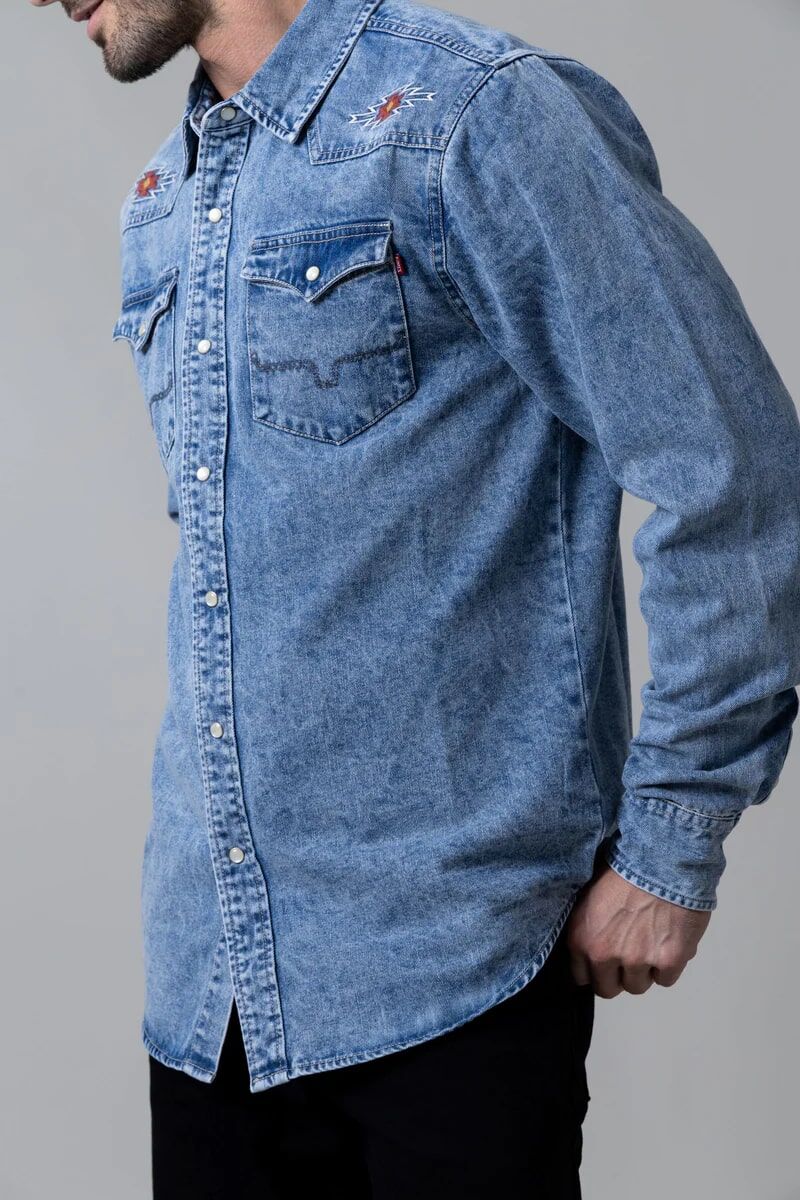 Kimes Ranch Men's Durango Denim Shirt
