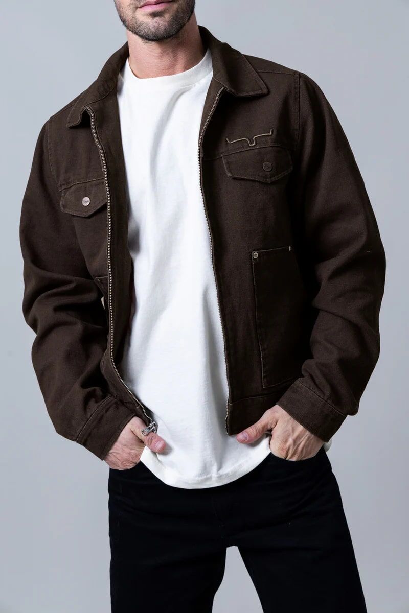 Kimes Ranch Men's Logan Jacket in Dark Brown