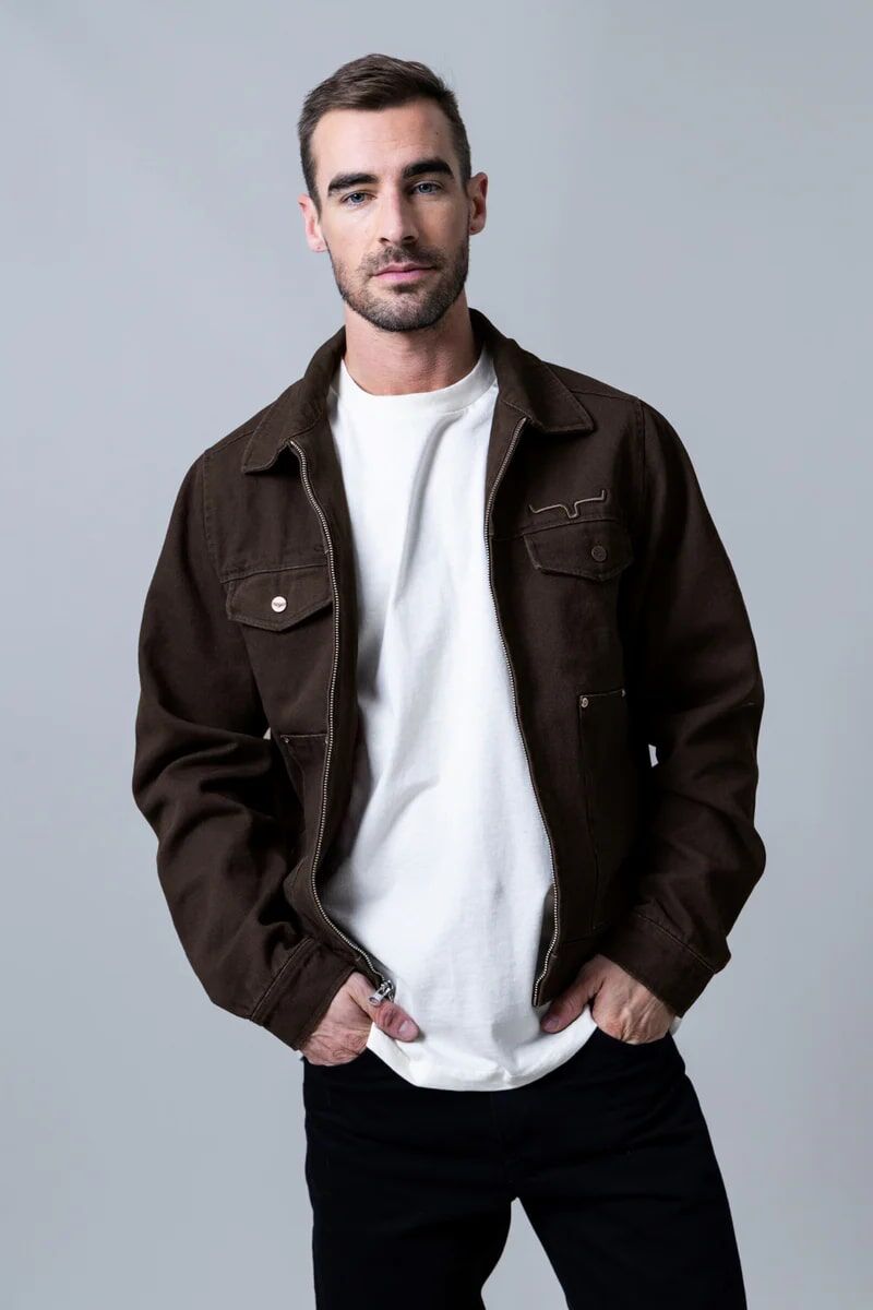 Kimes Ranch Men's Logan Jacket in Dark Brown