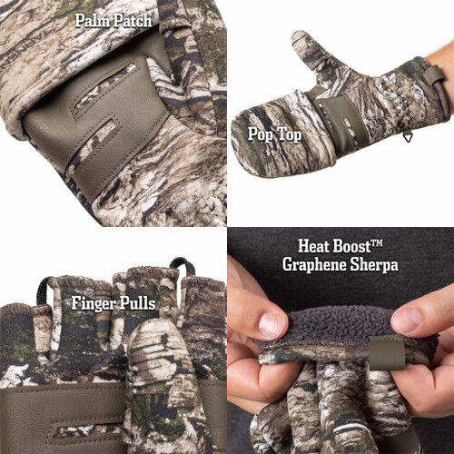 Huntworth Men's Colborne Heat Boost Heavyweight Softshell Hunting Gloves