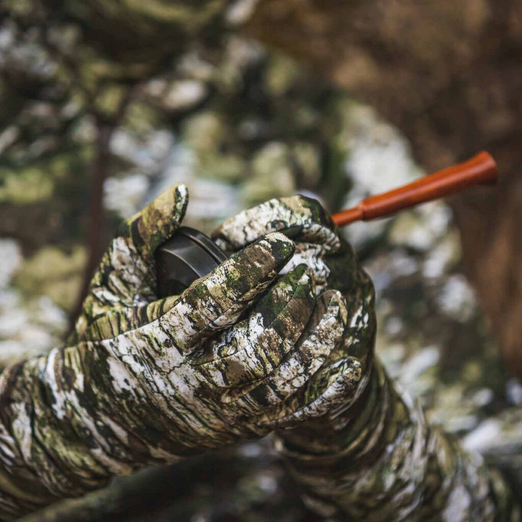 Huntworth Men's Macon Lightweight Grid Fleece Hunting Gloves