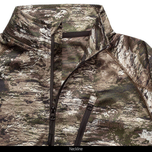 Huntworth Gadsden 1/4-In Zip Lightweight Tarnen Shirt, L