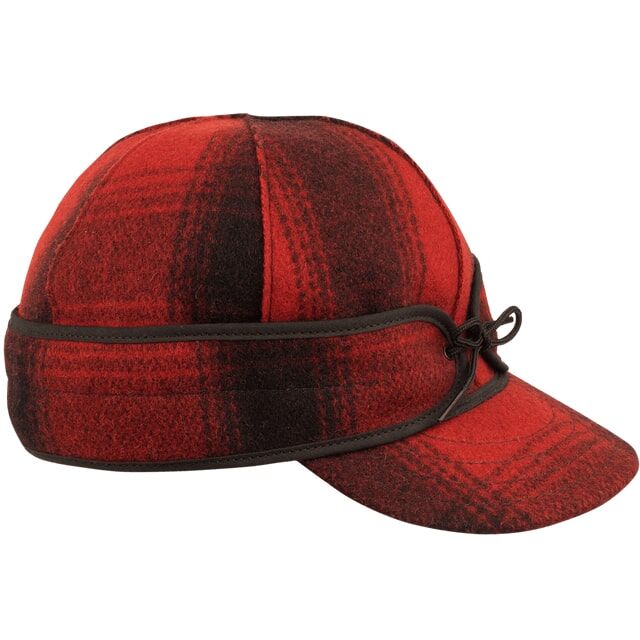 Stormy Kromer Men's The Original Stormy Kromer Cap in Red Plaid