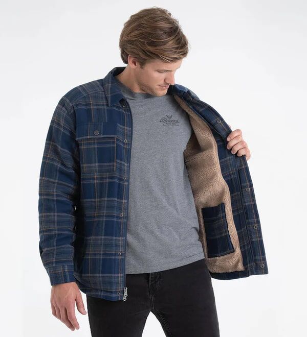 Thorogood Men's Merrill Heavyweight Berber Lined Shirt Jacket