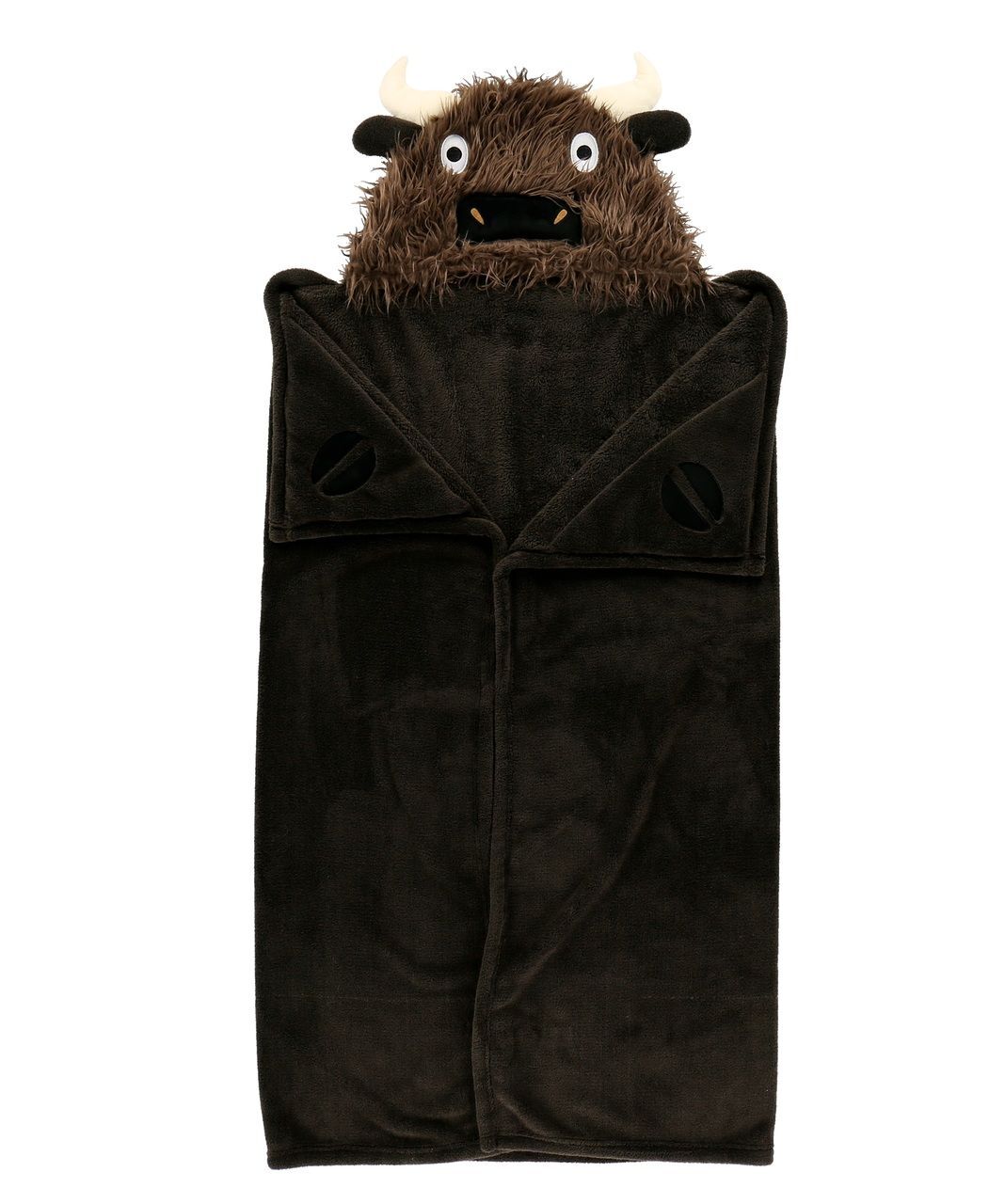 LazyOne Buffalo Kid's Hooded Blanket