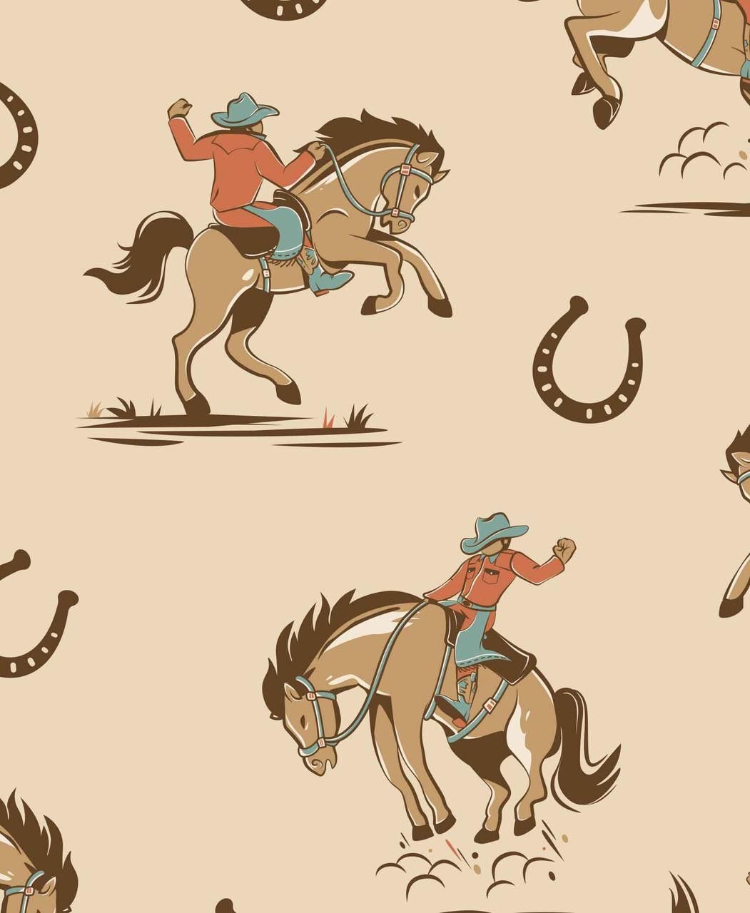 LazyOne Kids' Horsin' Around Long Sleeve PJ's