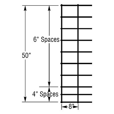 Behlen Country Galvanized Cattle Fence Pannel, 16-Ft x 50-In