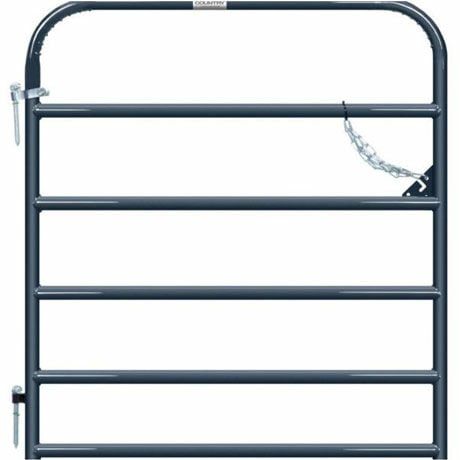 Behlen Country Gray The Heritage Round Corner Gate, 4-Ft x 50-In