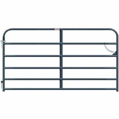 Behlen Country Gray The Heritage Round Corner Gate, 8-Ft x 50-In