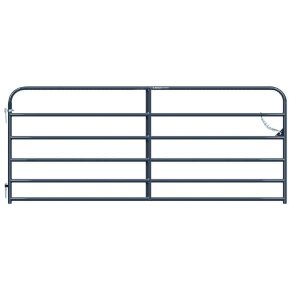 Behlen Country Gray The Heritage Round Corner Gate, 10-Ft x 50-In