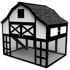Rugged Ranch Omaha Chicken Coop - Black/White, 63X48X60