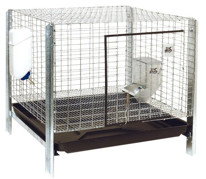 Pet Lodge Rabbit Hutch Complete Kit, 24-In X 24-In X 16-In