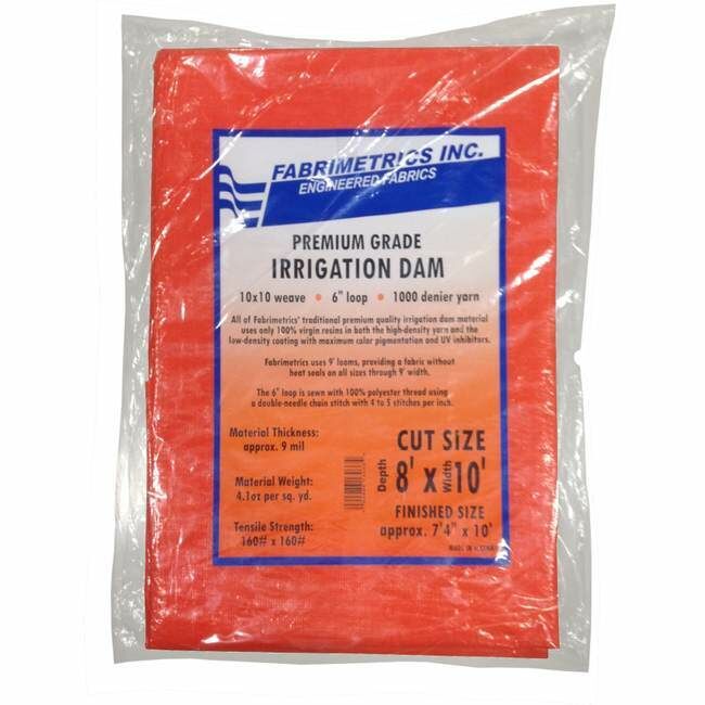 Fabrimetrics Pre-Cut Premium Dam Material - 8 ft X 10 ft