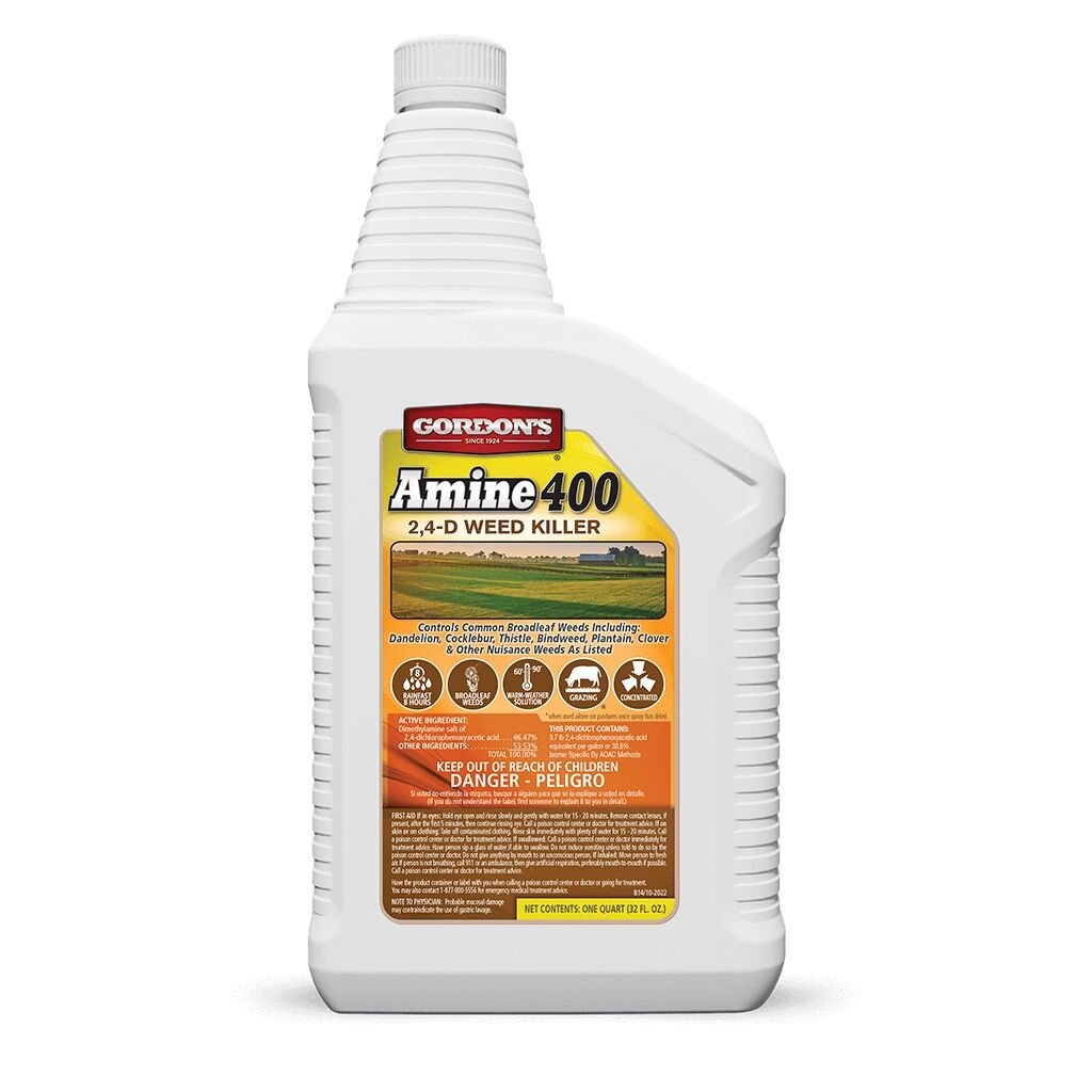 Gordon's Amine 400 Weed Killer 2,4-D, 1-Qt. Concentrate - 1 qt