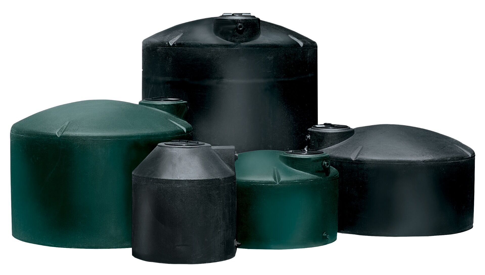 Norwesco Vertical Tank - Black, 550 gal