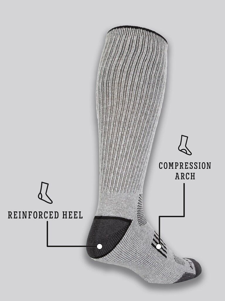 Wrangler Men's Ryder Western Boot Socks, 6-Pk