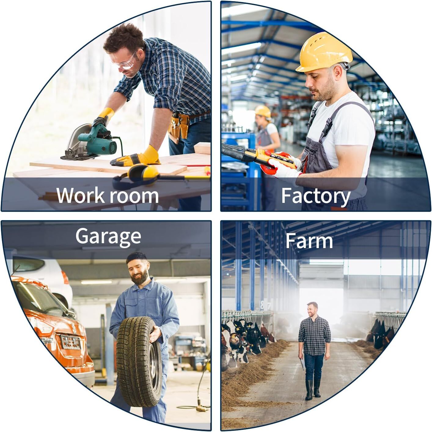 Beyond Heat 5000-W Adjustable Thermostat Garage Heater