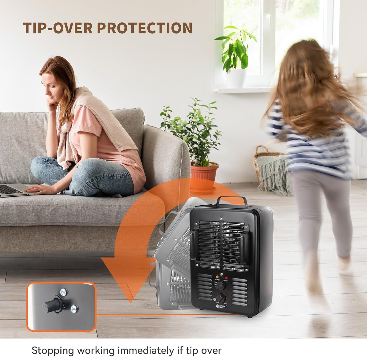 Beyond Heat Milkhouse Space Heater with Thermostat