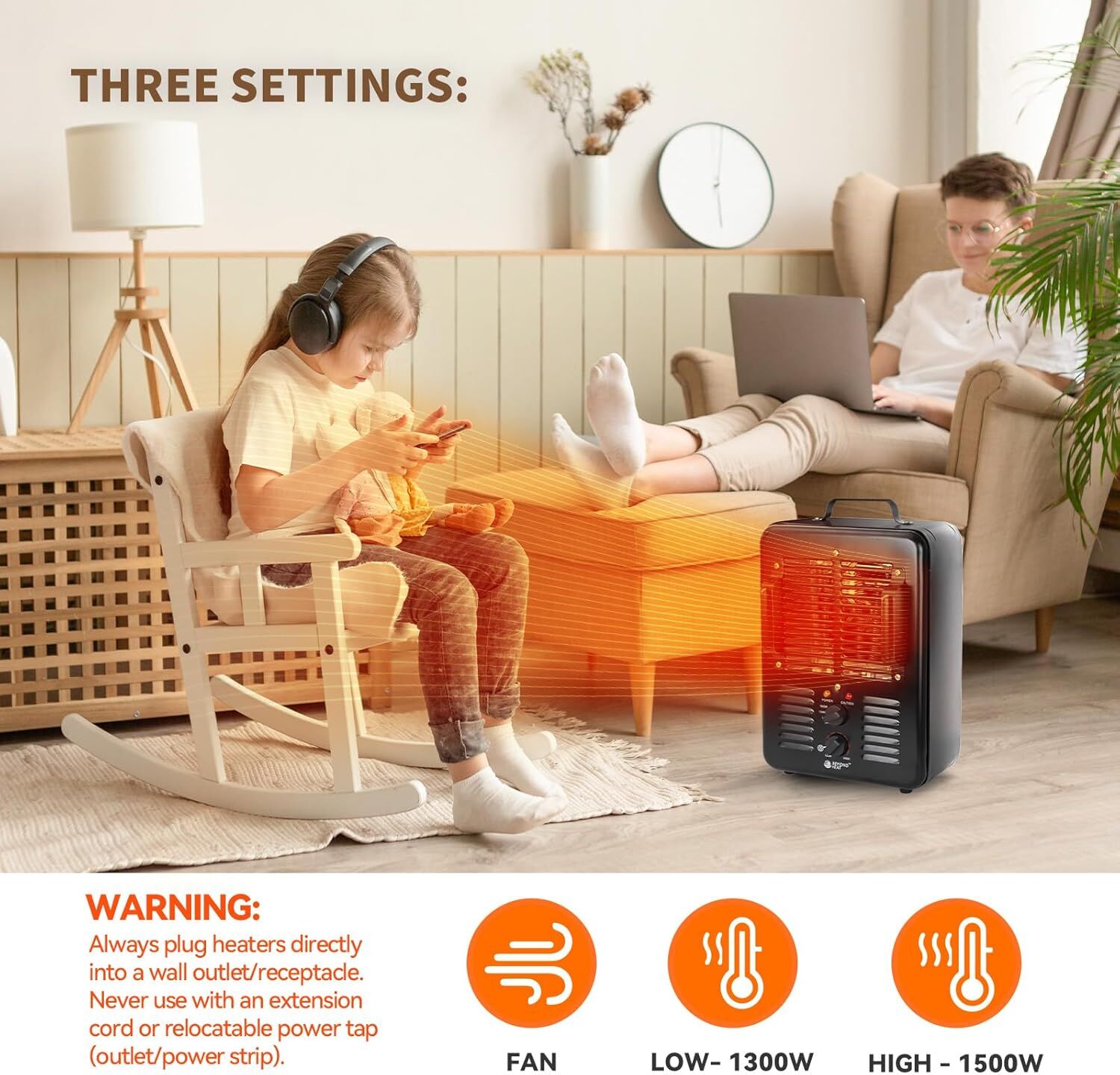 Beyond Heat Milkhouse Space Heater with Thermostat