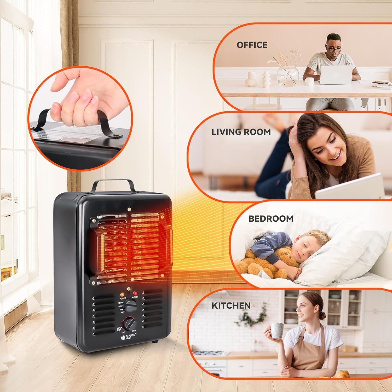 Beyond Heat Milkhouse Space Heater with Thermostat