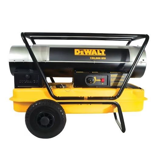 DEWALT HR Forced Air Kerosene Construction Heater, 190,000-BTU