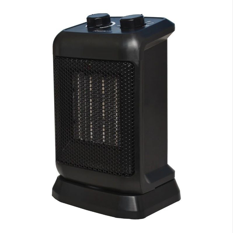 Visionair Oscillating Ceramic Heater, 10-In, 1500/750-Watts
