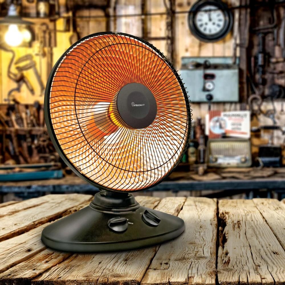 Visionair Radiant Dish Heater, 18-In, 1000/700-Watts
