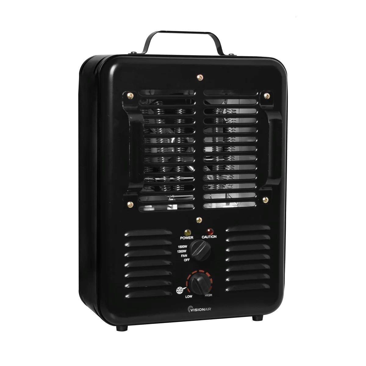 Visionair Milkhouse Heater with 2 Prong Power Cord, 15-In, 1500/1300-Watts
