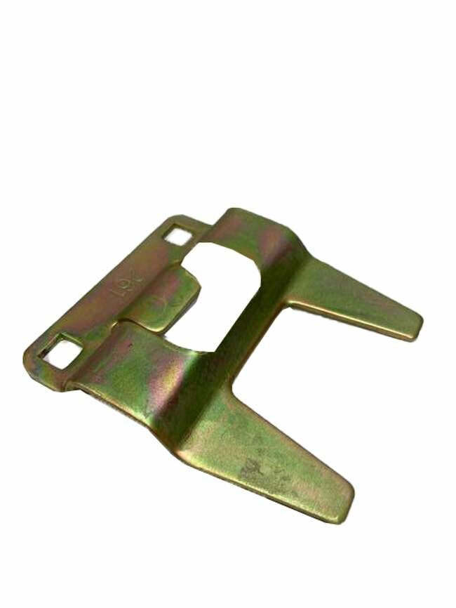 Stamped Hold down Lo-Arch Tie Plate (For Case-Ih, Gehl, Hesston, New Holland) - Yellow