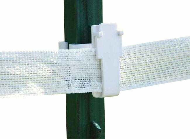 Patriot Tru Test White T-Post Wide Tape Insulator