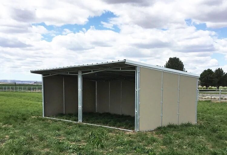 Noble Panels & Gates Loafing Shed 12-Ft x 24-Ft