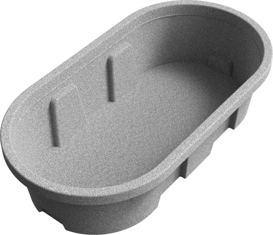 Tarter Oval DuraTough Poly Stock Tank, 50-Gal