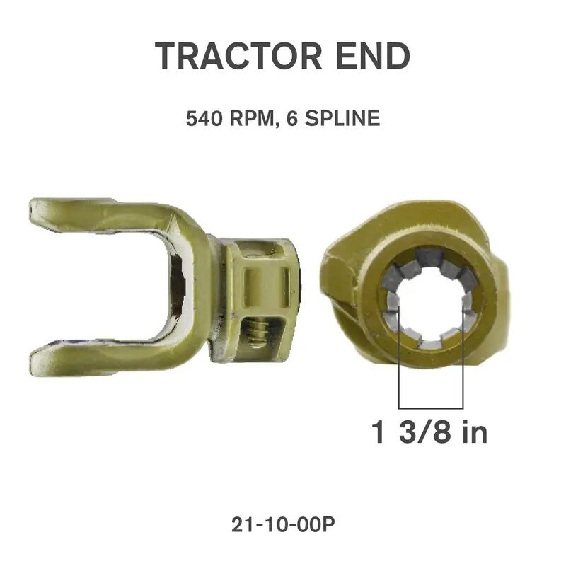 Braber Equipment Series 4 Round Bore Shearbolt PTO, 34-In