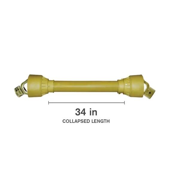 Braber Equipment Series 4 Round Bore Shearbolt PTO, 34-In